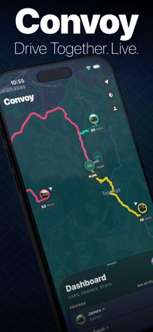 Convoy・Drive with Friends iPhone screenshot 1