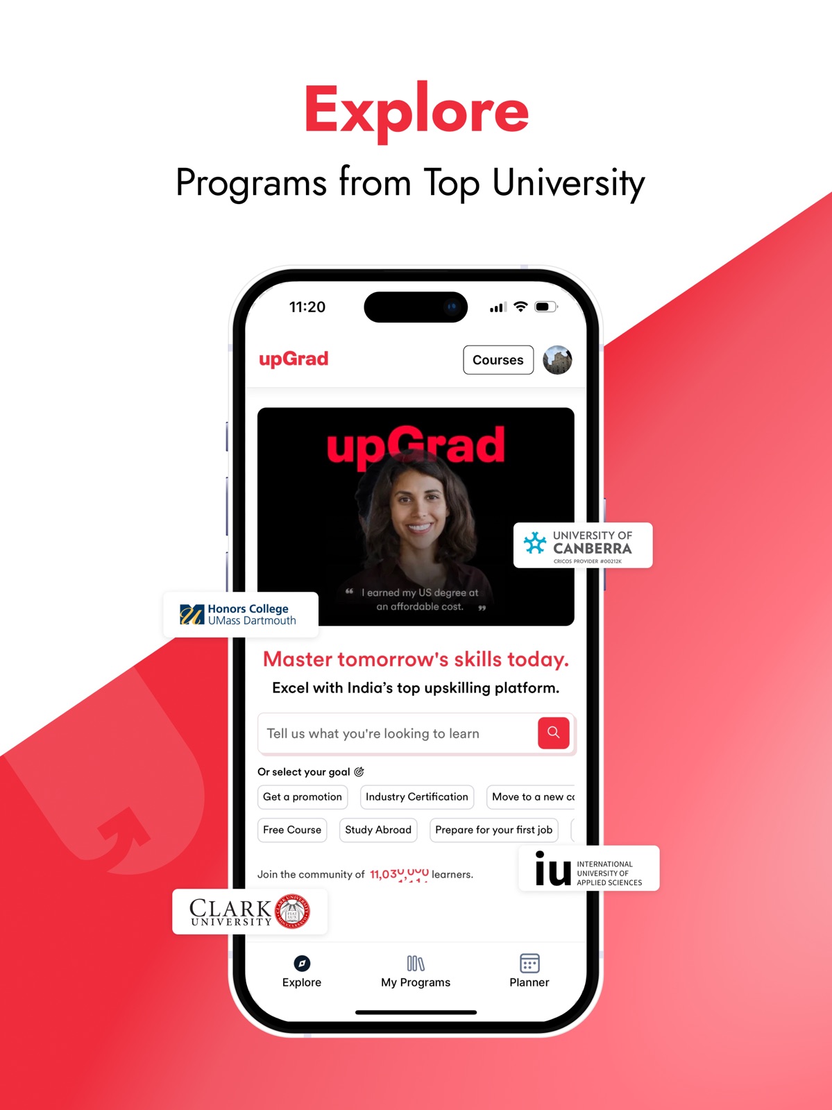 upGrad ipad screenshot 1