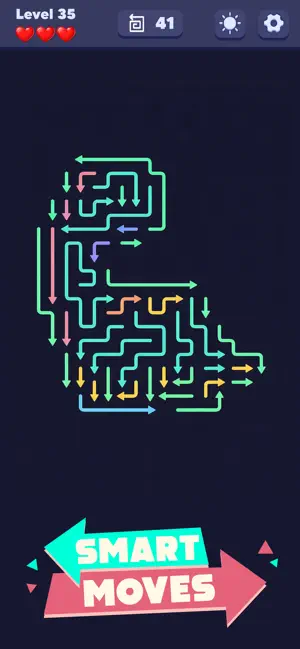 Tap Paths: Arrow Logic Puzzle screenshot 1