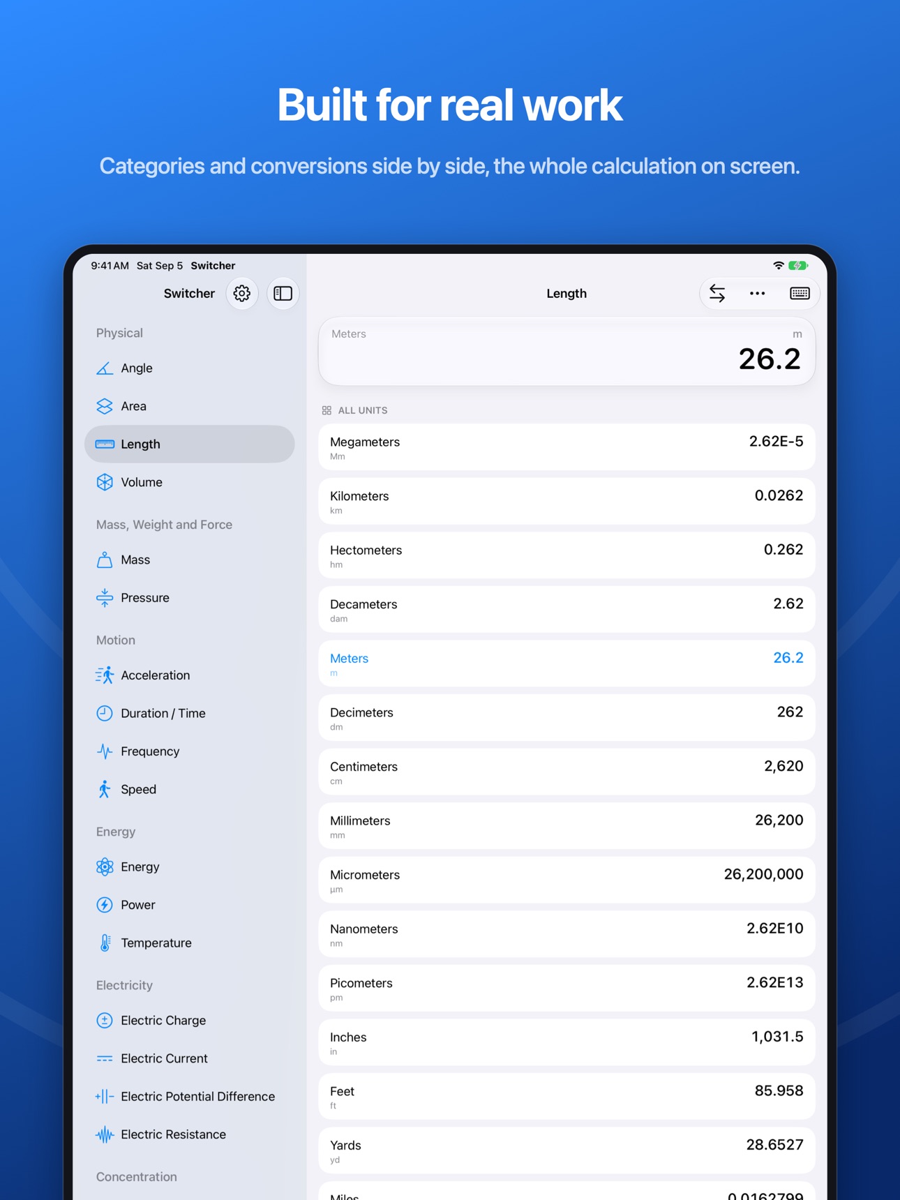 Screenshot 6 of Switcher: Unit Converter