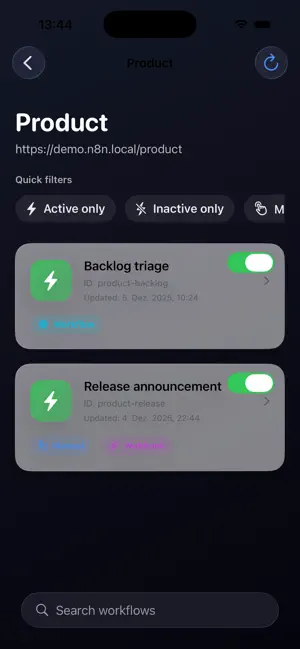 n8remote screenshot 1