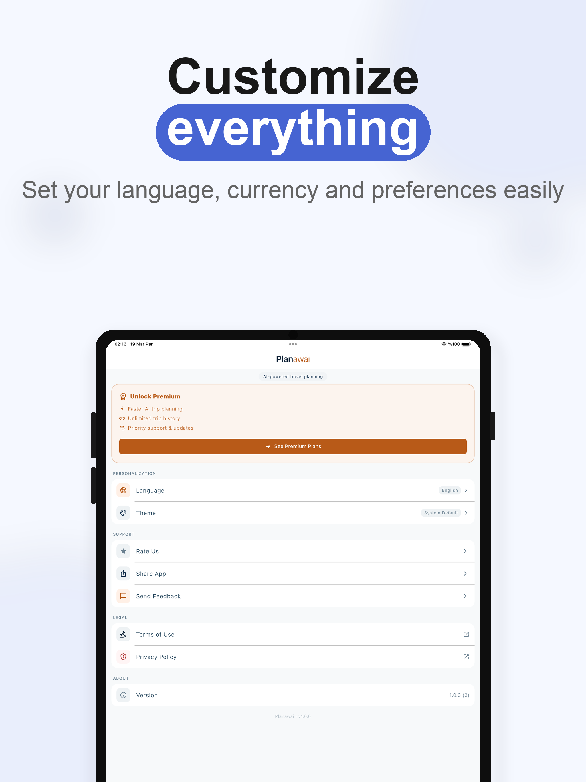 Planawai: AI Trip Planner