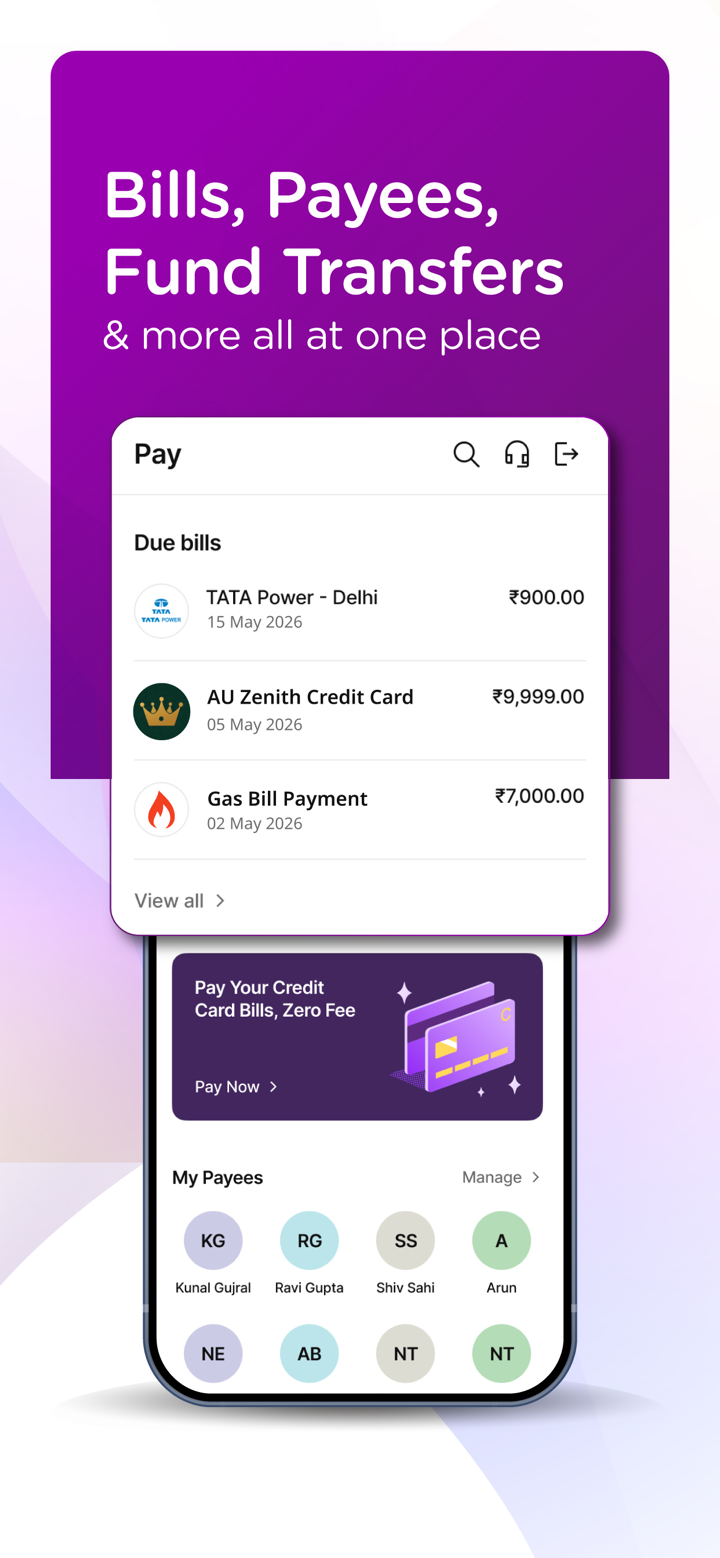 AU 0101: Mobile Banking App screenshot 4