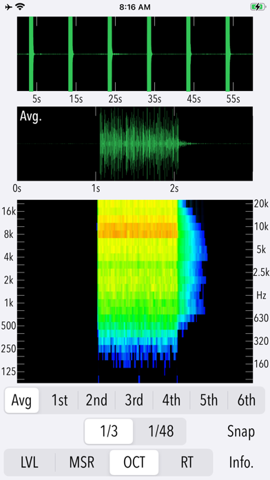 Screenshot #3 pour Reverb Time Analyzer