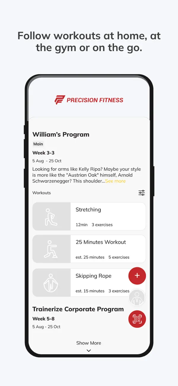 Screenshot #3 pour Precision Fitness Online