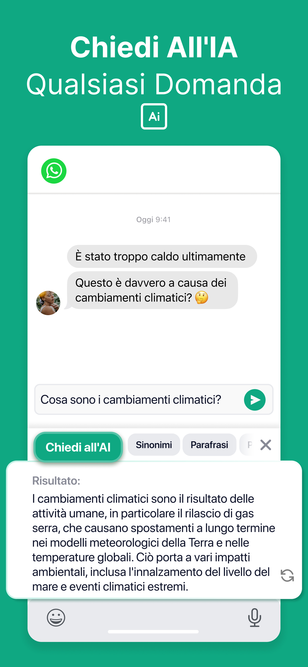 TypeAI Tastiera e Scrittore AI