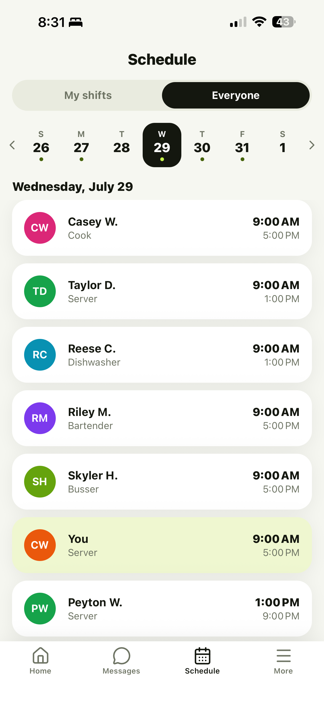 SimpleStaff screenshot 3