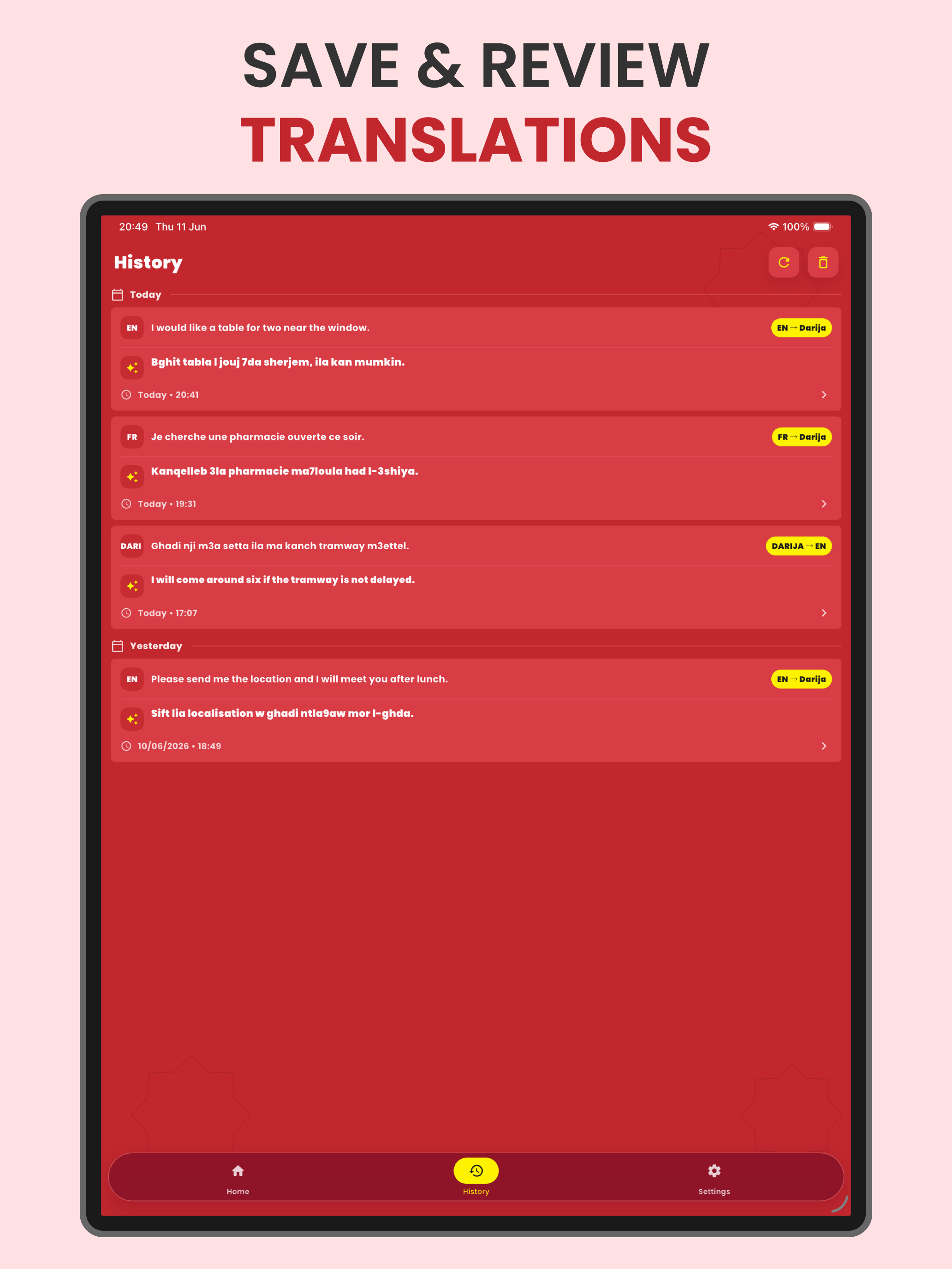 Darija Lingo Translator screenshot 7