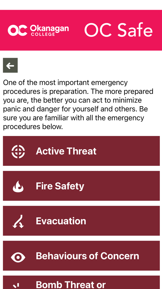 #5. OC Safe (iOS) 由: Okanagan College