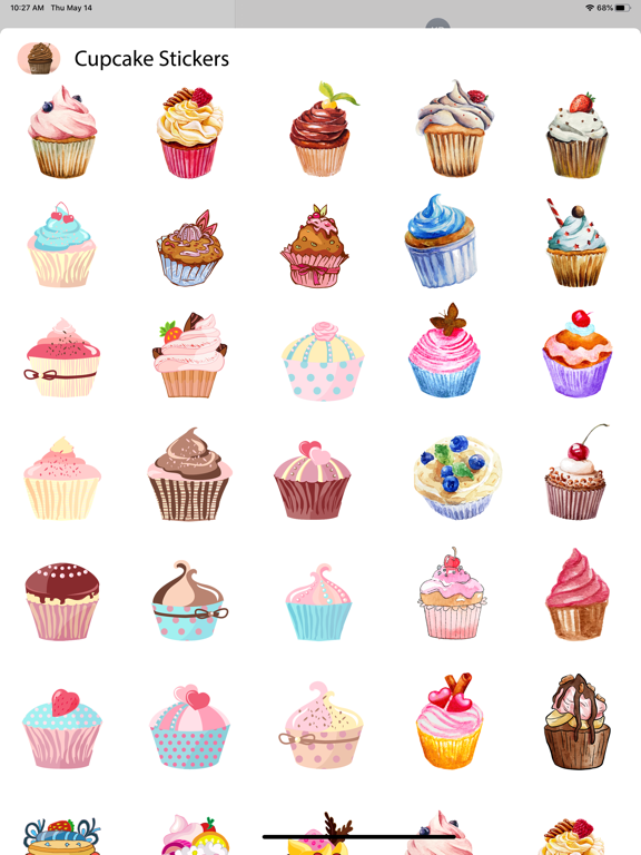 Screenshot #5 pour Cupcake Stickers!
