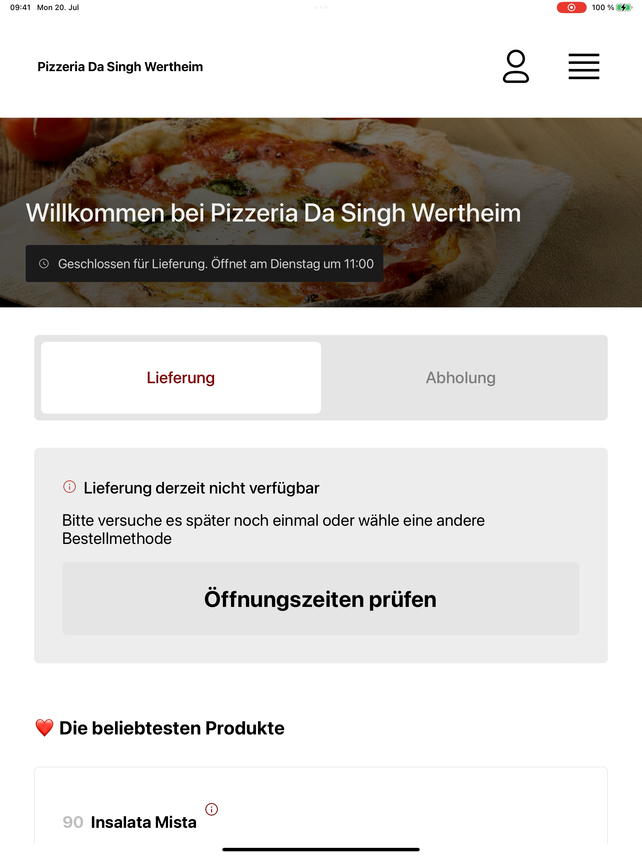 Pizzeria Da Singh Wertheim screenshot 12