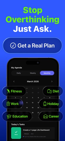Todai : AI Life Planner Coach iPhone screenshot