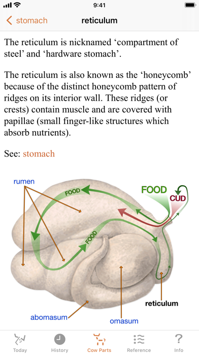 My Daily Cow iPhone screenshot 5 - Education app