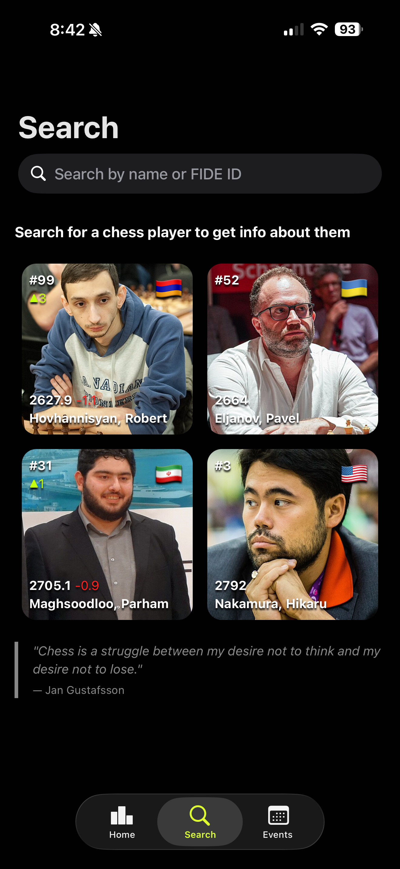 Top Chess: Live Ratings screenshot 3