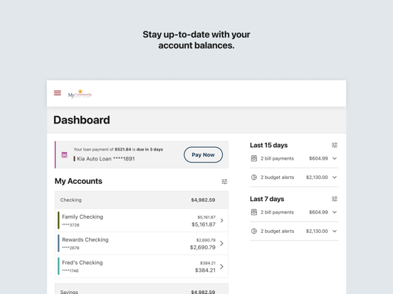 Screenshot #5 pour My Community Credit Union