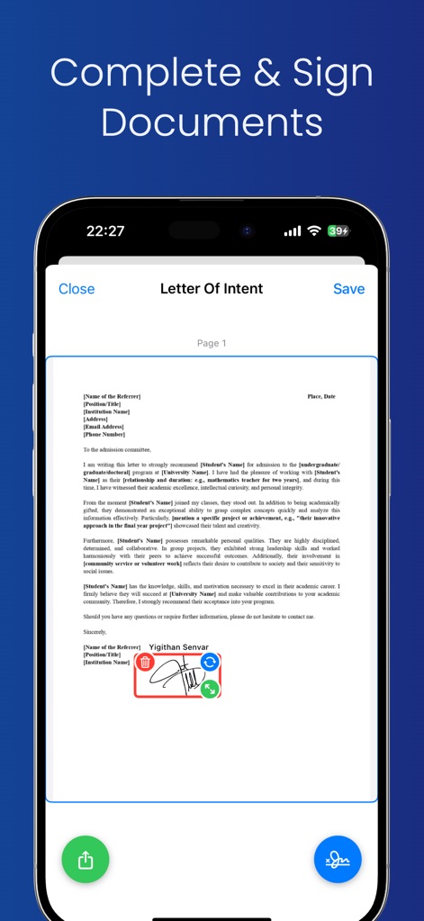 Sign Documents: PDF eSign - Business App | MWM