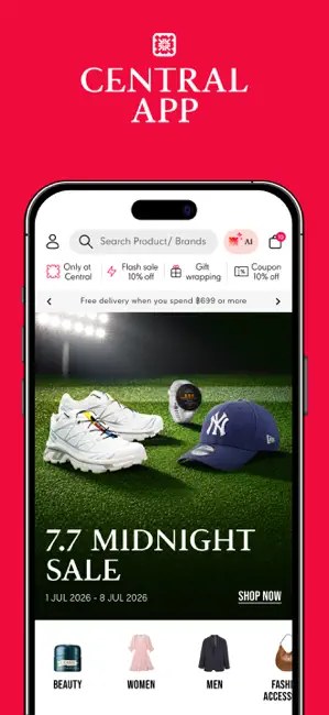 Central App: 7.7 iPhone screenshot 1