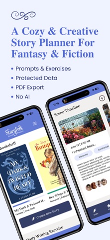 Storyfolk Novel Planner App app screenshot