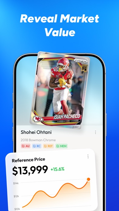 Sports Card Scanner: SPcard iPhone screenshot