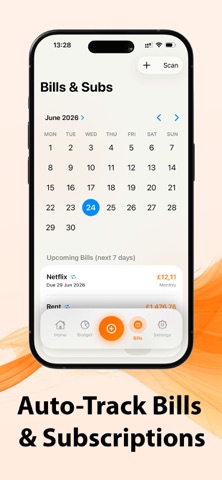 uCents - Budget & Expenses iPhone screenshot