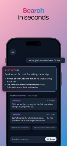 Fly Notes: Voice & Ask AI Screenshot 4 of 6
