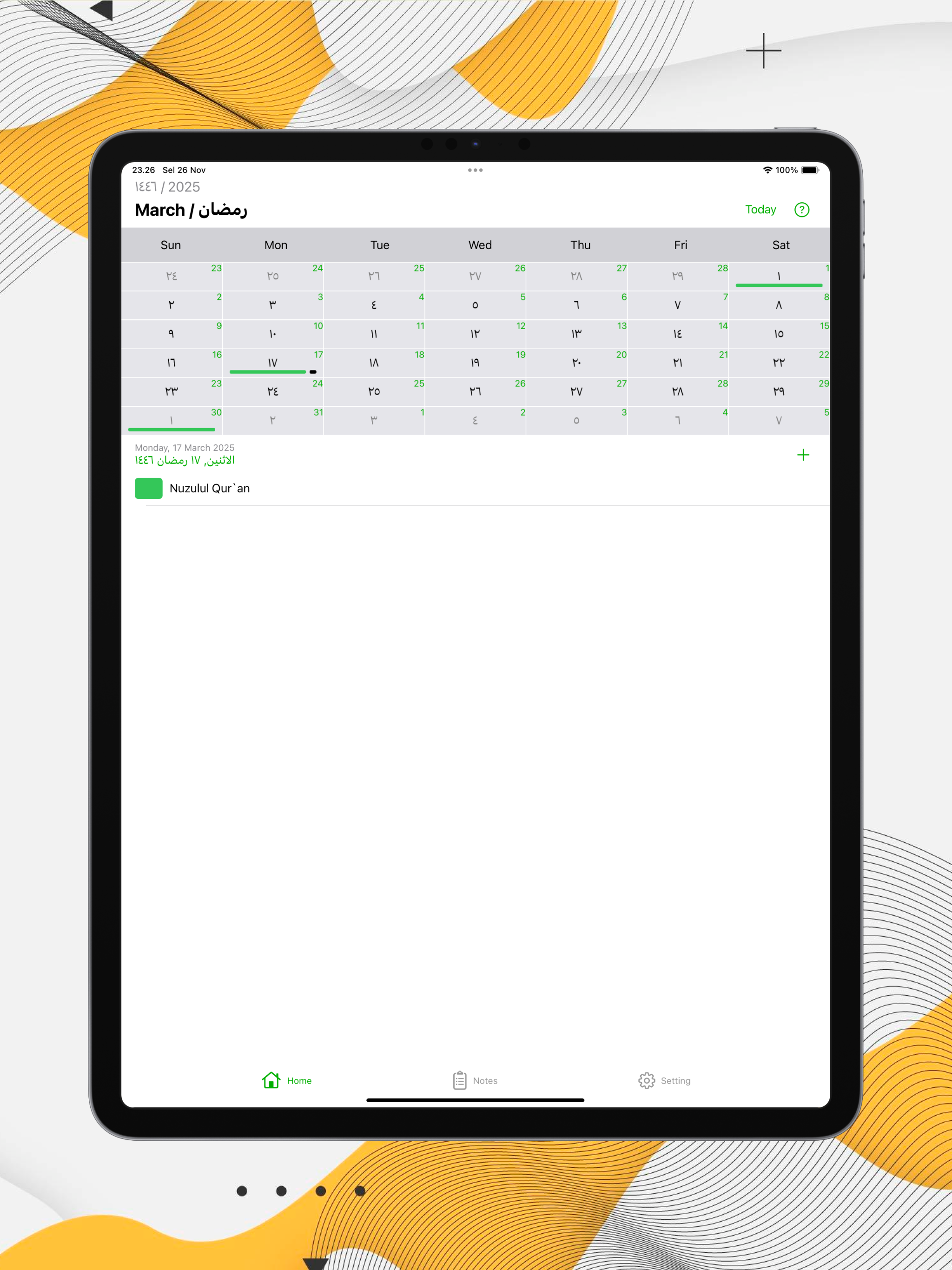 Hijri Calendar Islamic screenshot 11