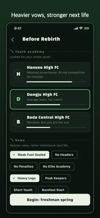 Reborn Until I Score: Striker screenshot 7