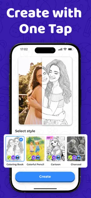 Sketchfy: AI Coloring Book screenshot 4