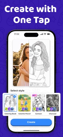 Sketchfy: AI Coloring Book Screenshot 4 of 7