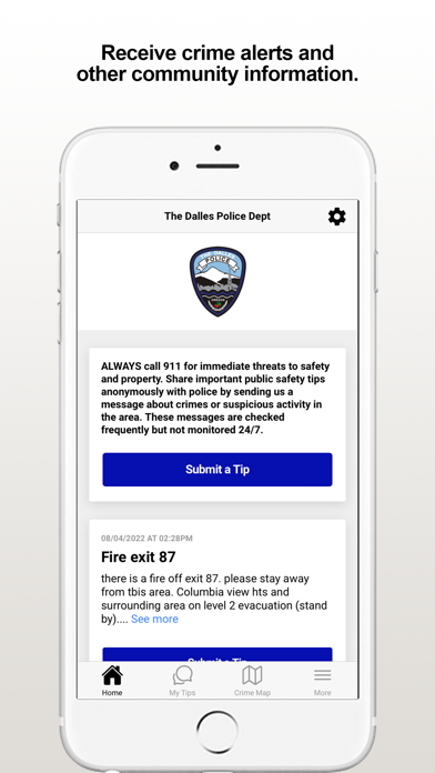 The Dalles PD Screenshot