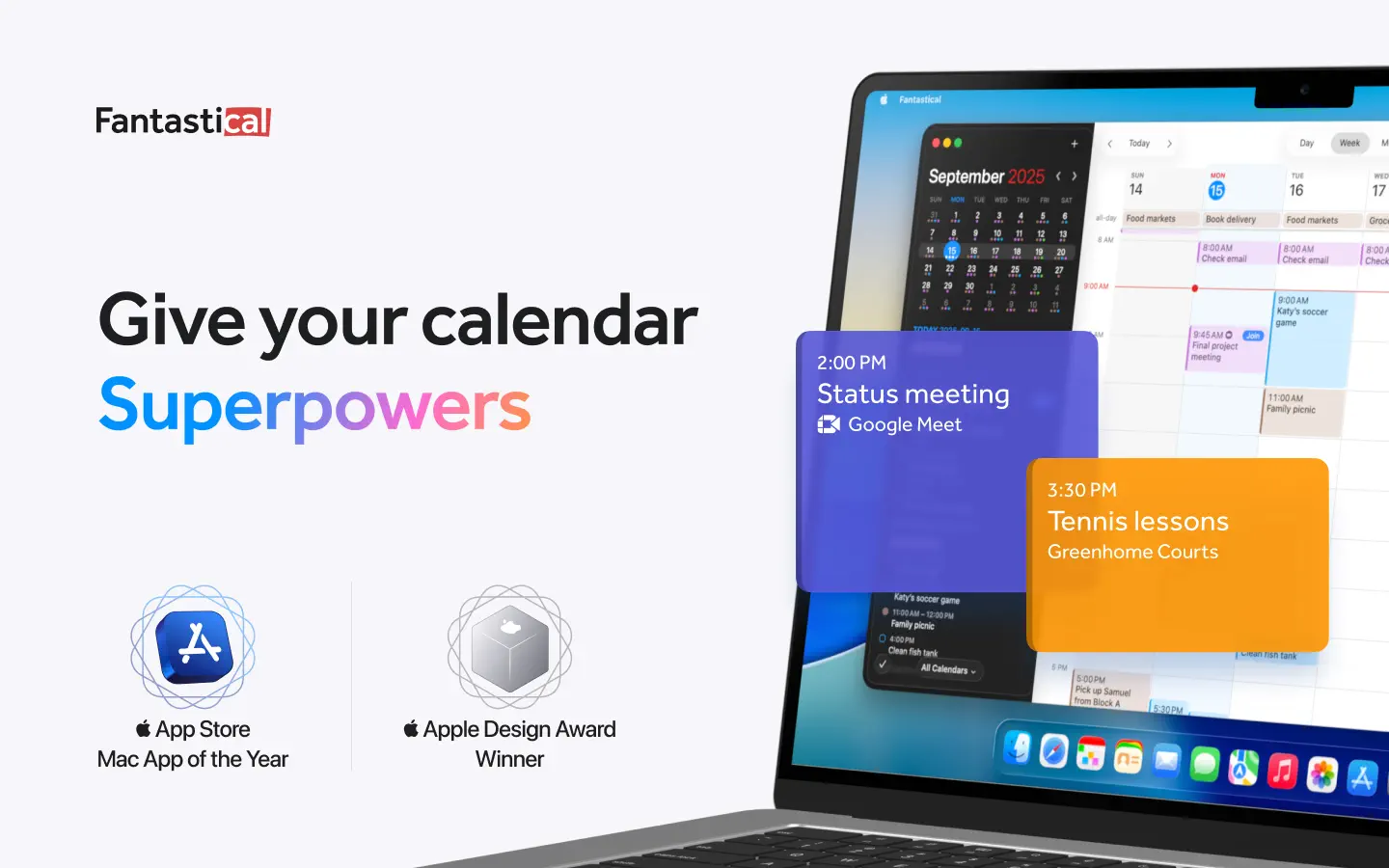 Fantastical on the Mac App Store