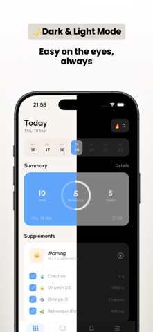 GymDose: Supplement Tracker Screenshot 3 of 6