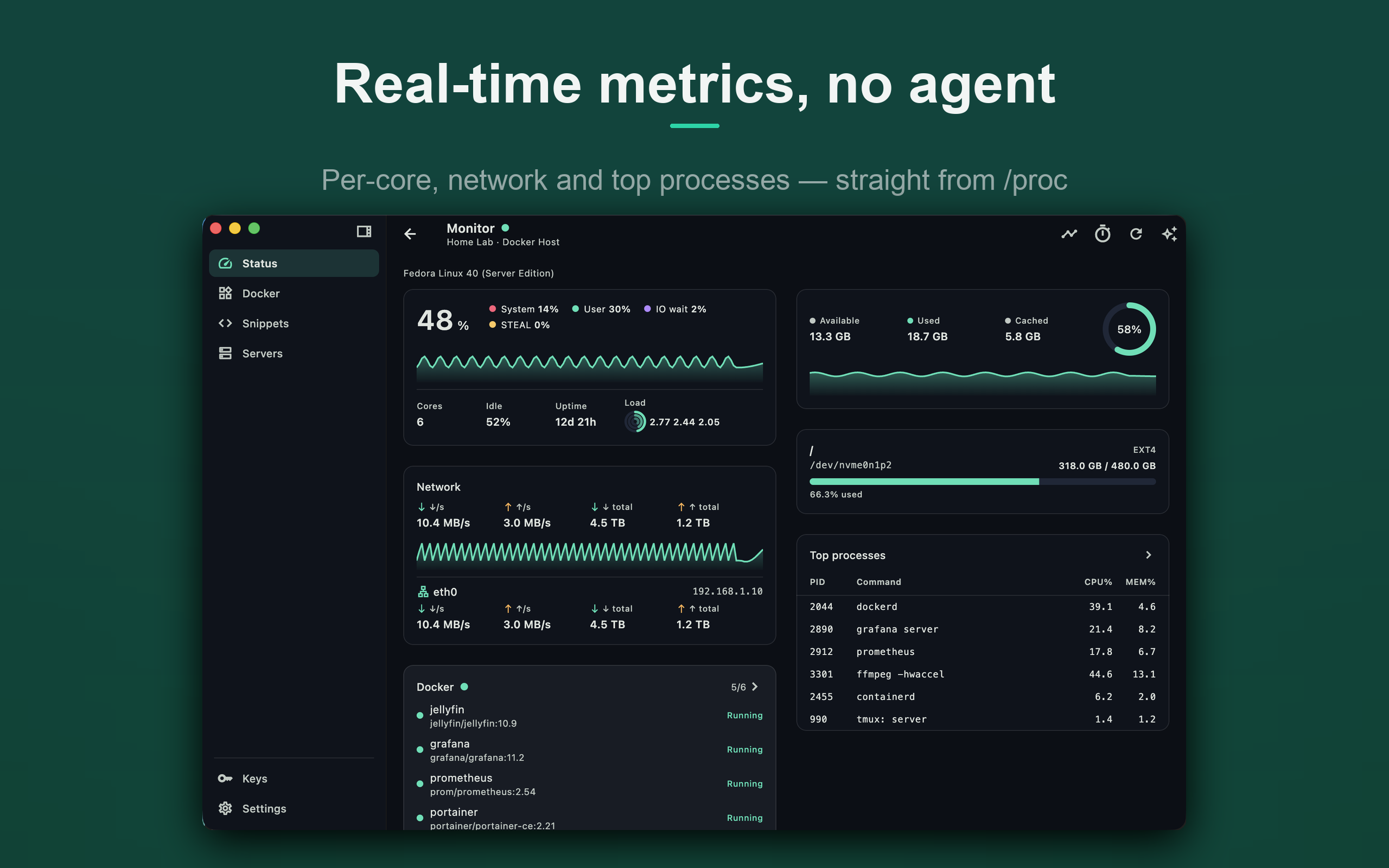 Caret: SSH Server Manager
