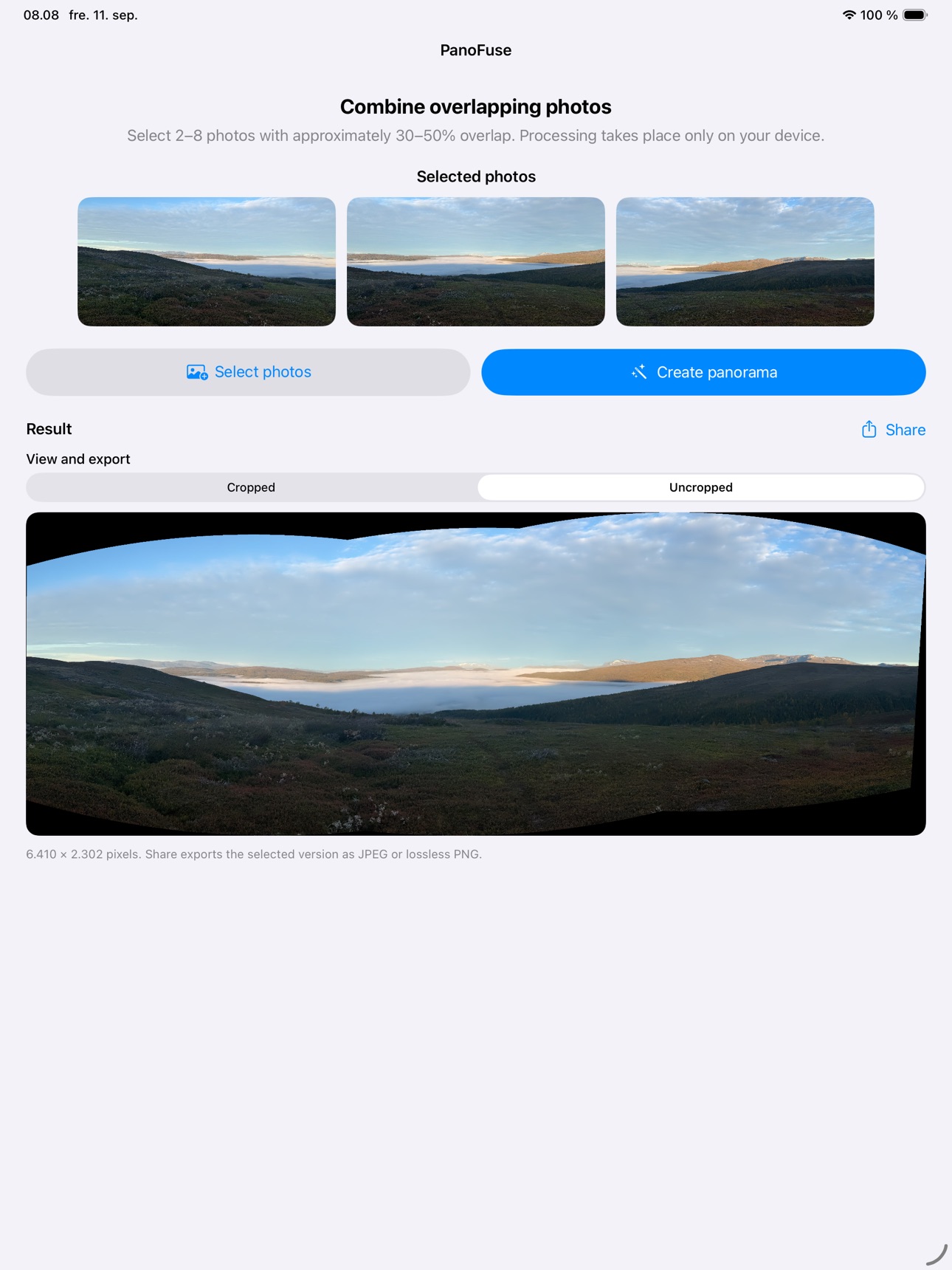 Screenshot 11 of PanoFuse