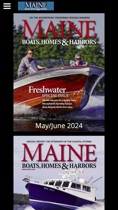Maine Boats Homes and Harbors Screenshot