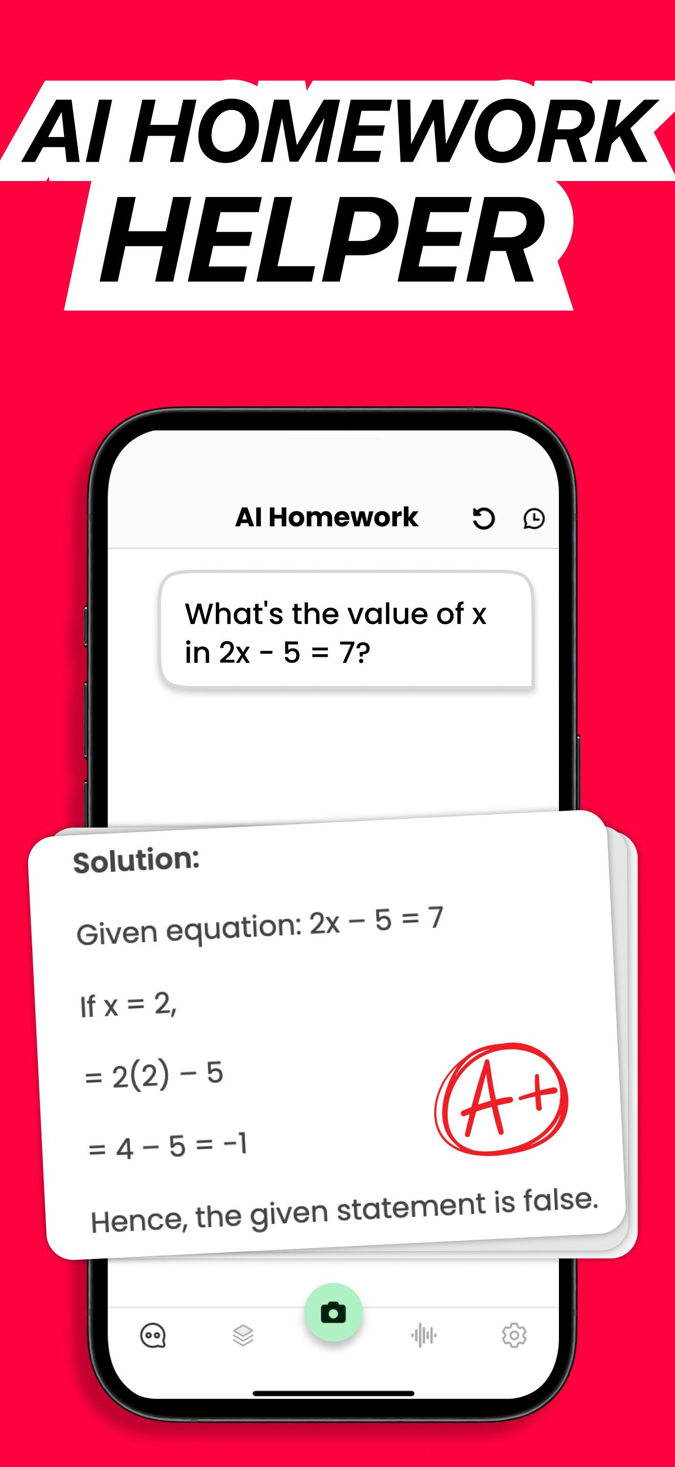 AI Homework Helper - Photomath