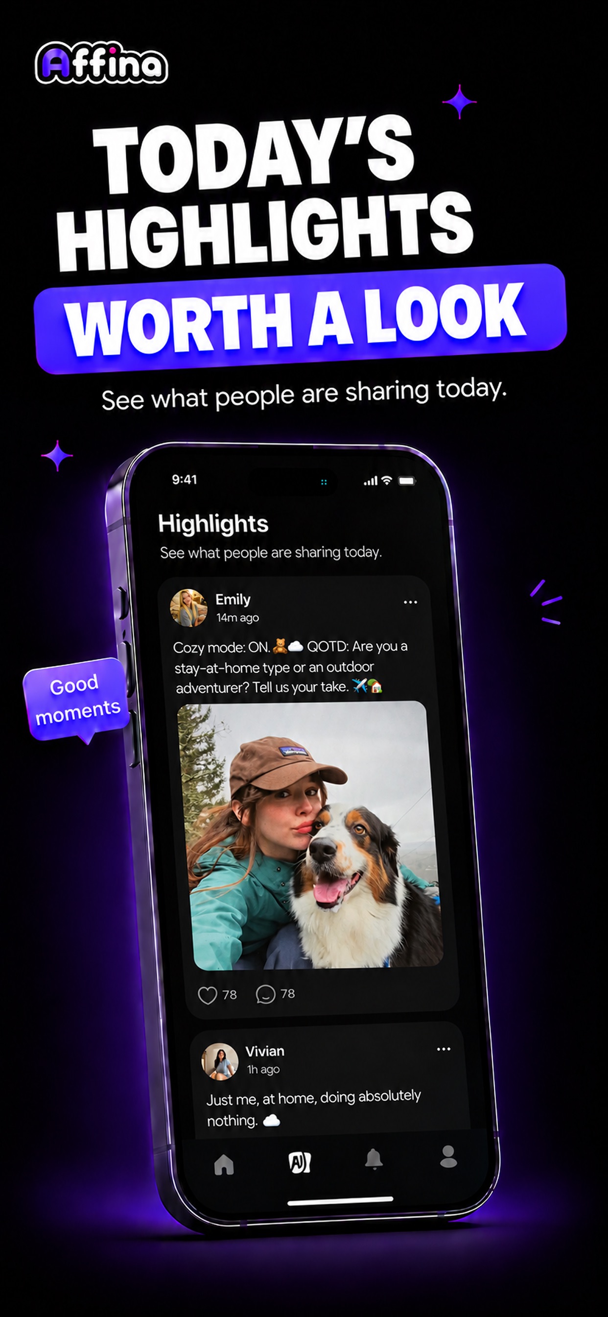 Screenshot 2 of Affina ——Drop & Share Moments