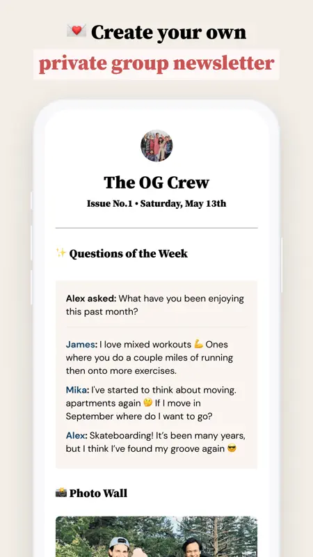 Letterloop: Group Newsletters screenshot 1 of 5