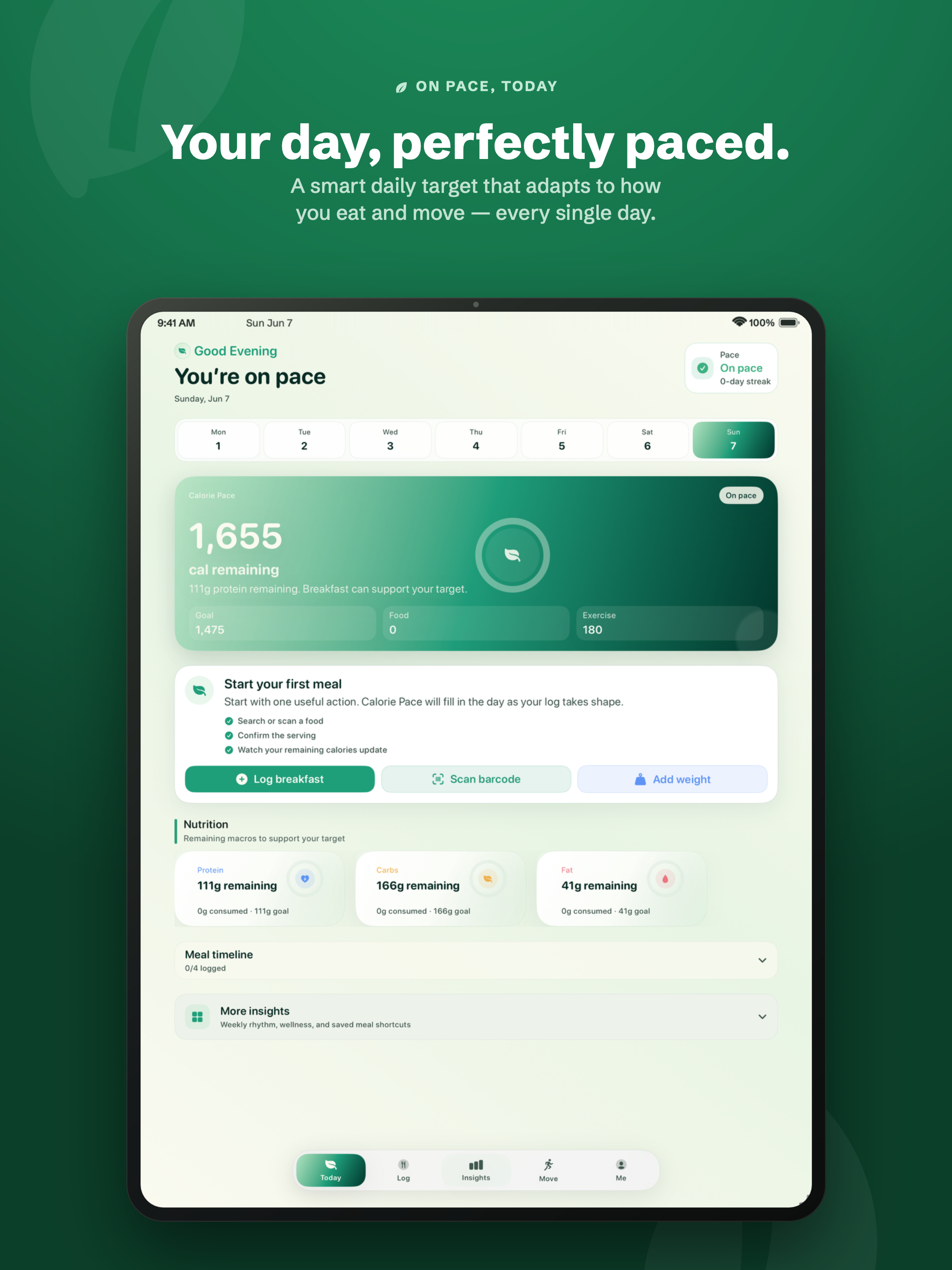 Calorie Pace: Food Tracker screenshot 6