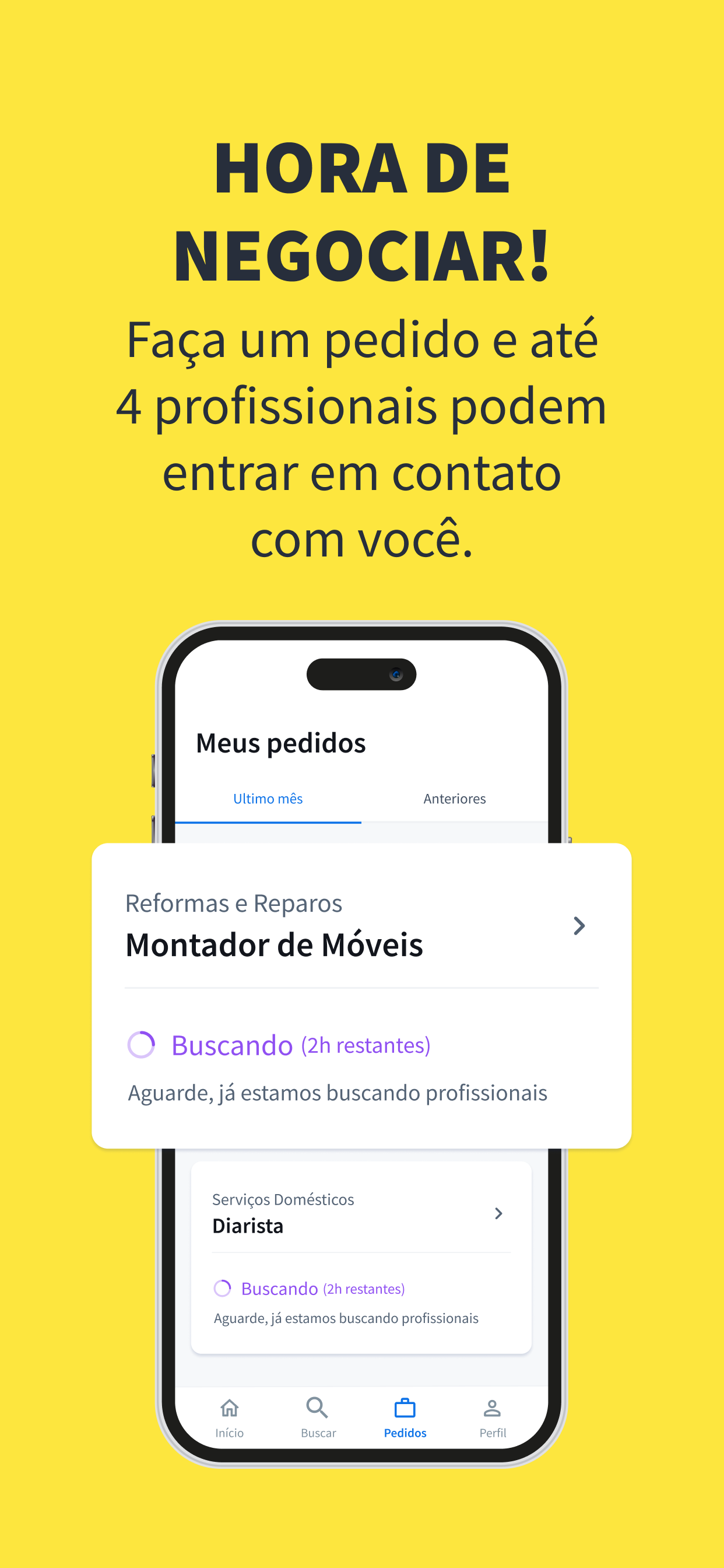 GetNinjas para Clientes