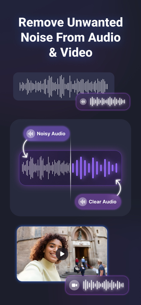 AI Audio Video Noise Reducer. screenshot 1