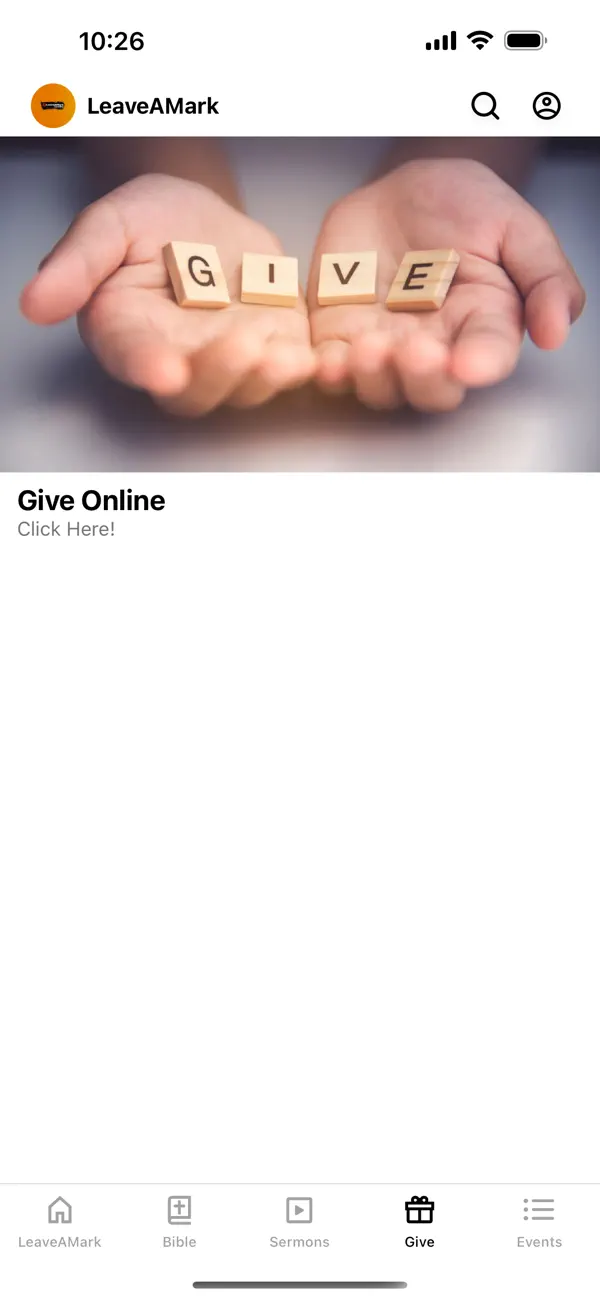 Screenshot #3 pour LeaveAMark Church