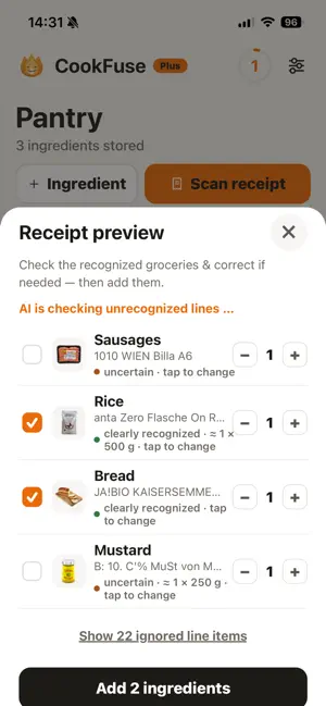 CookFuse screenshot 1