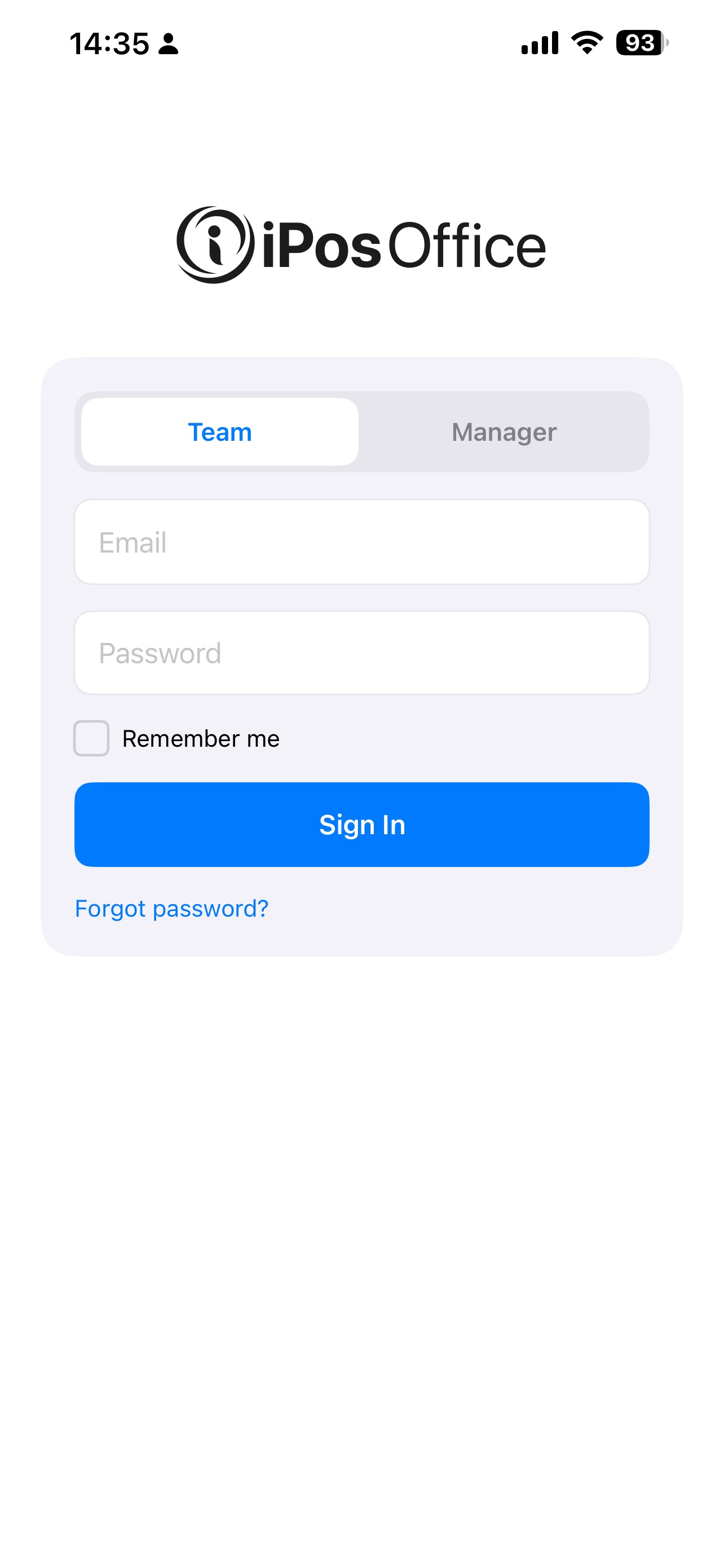 Screenshot 1 of iPosTeam