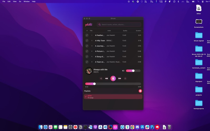 Strum Music Player screenshot