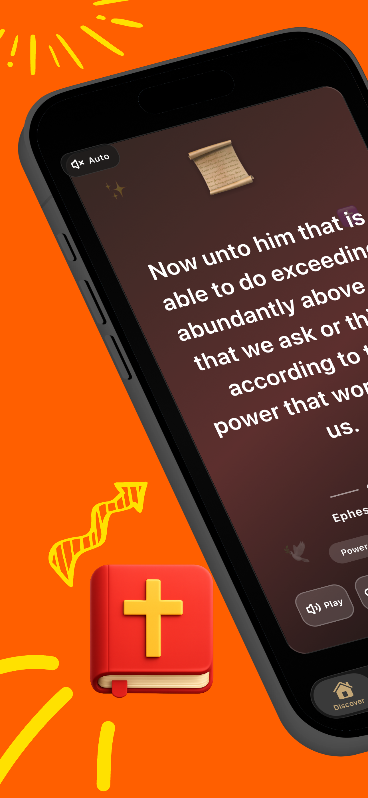 Bible Scroll: Verse Feed