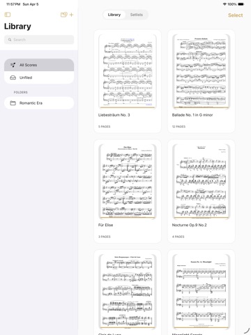 Sheet Music Turner iPad screenshot