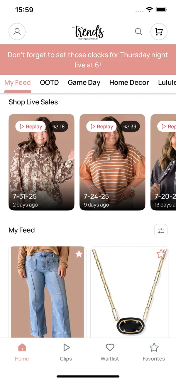Screenshot #2 pour Trends Boutique on Main