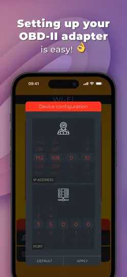 Capture d'écran de OBD2 Test (Potenza Drive) sur iPhone 6