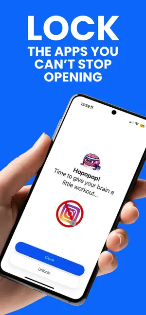 Hopopop - App Blocker & Quiz screenshot 2